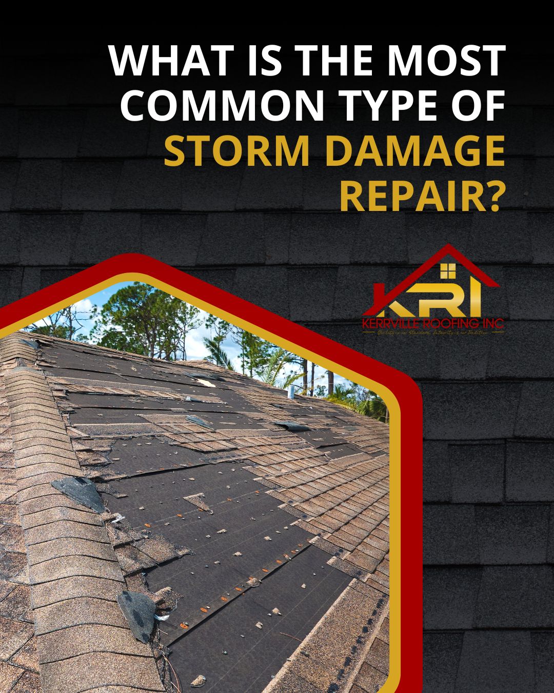 What Is the Most Common Type of Storm Damage Repair?